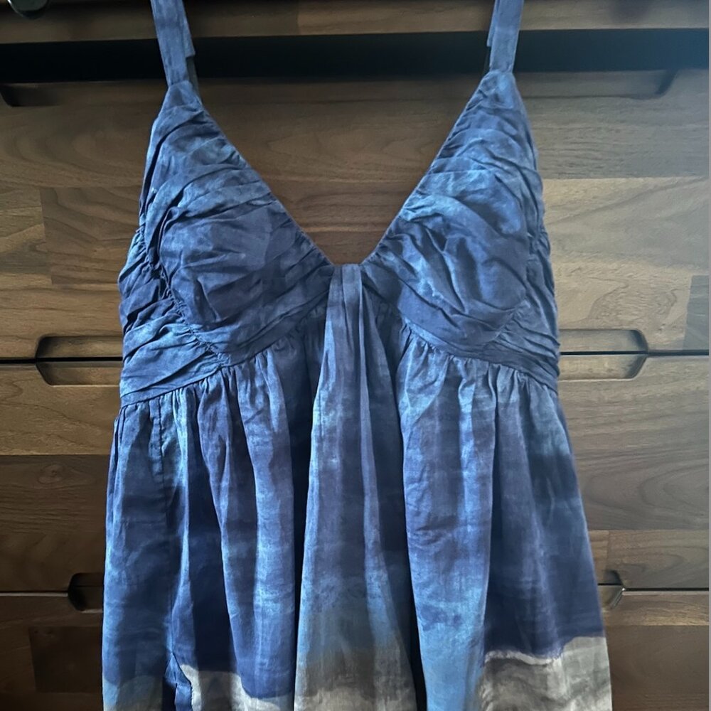 Prada Blue Tie-Dye Camisole